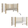 Berço Mini Cama Laís Branco com Bétula Carolina Baby - 3