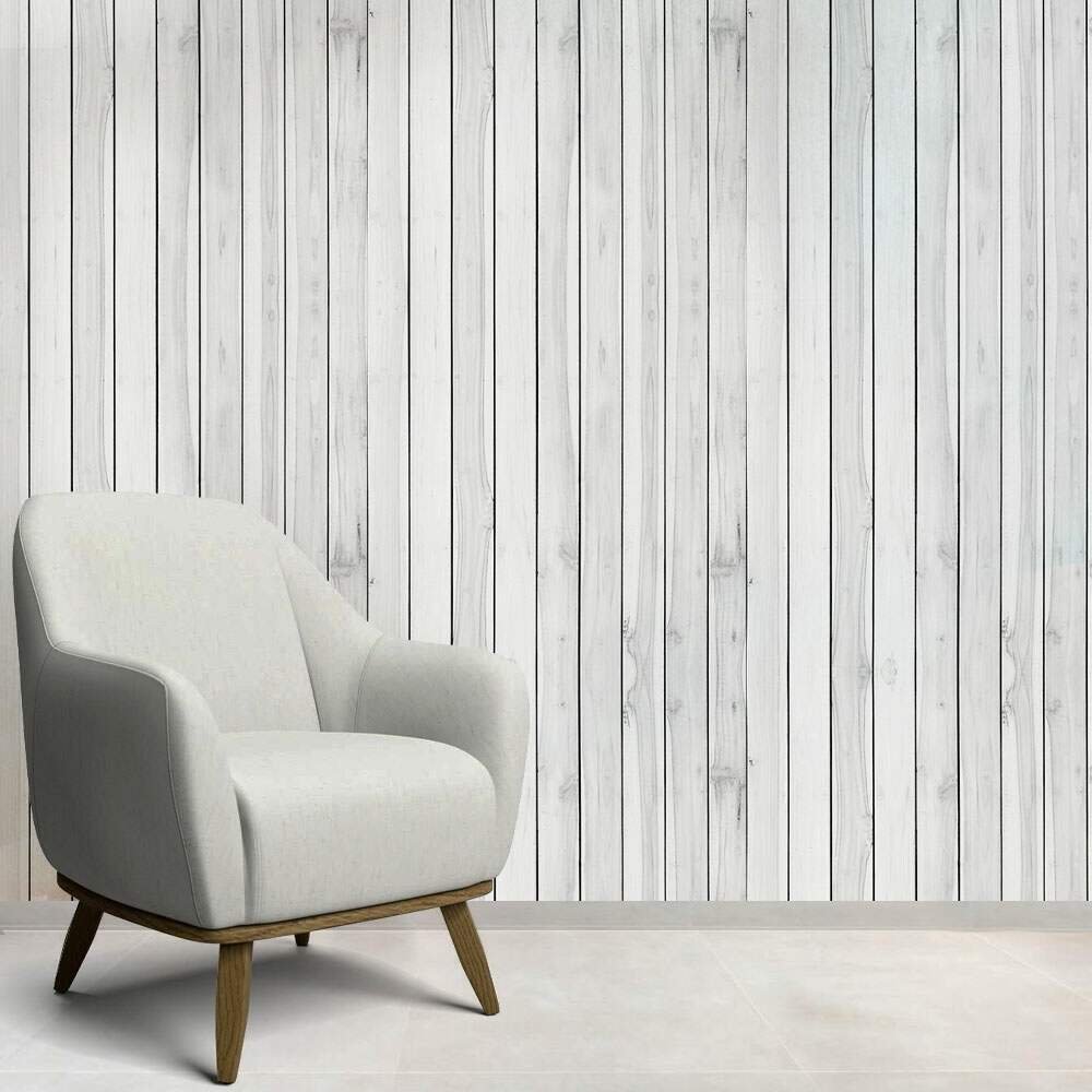 Papel de Parede Xadrez - Mod 016 Cinza-60x300cm