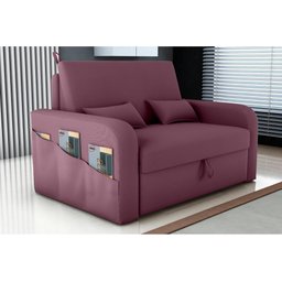 Sofá Cama 2 Lugares com Bau 1,40 Mts Day Matrix - 2