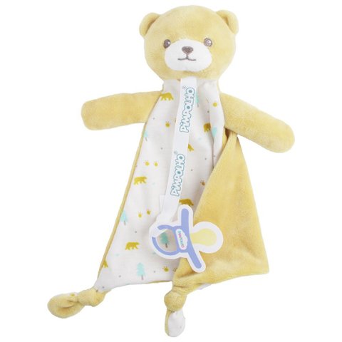 Naninha Bebê Unissex Amarelo/urso -pimpolho