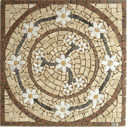 Mandala Mosaico Floral Rosone Venezia Quadrado 70cm - 1