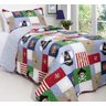Colcha Solteiro Matelasse Infantil 180x 220 Pirata Rozac - 1