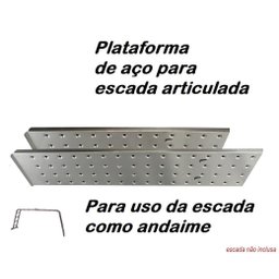 Plataforma de Aço para Escada Articulada 4x3 - 4