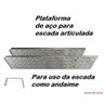Plataforma de Aço para Escada Articulada 4x3 - 4