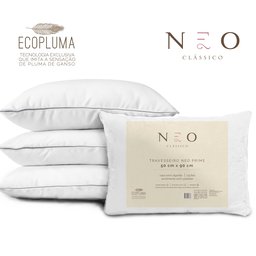 Travesseiro Neo Prime 233 Fios Suporte Médio Camesa 50x90cm - 2