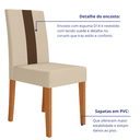 Ver imagem 5 de 2 Cadeiras Linea - Freijó/Marfin