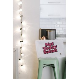 Pano de Copa Gourmet Not Today Branco Pano Urbano 75x45cm - 2