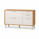 Ver imagem 2 de Balcao 1 Porta 4 Gavetas 120cm Eloise Freijo Off White MGM