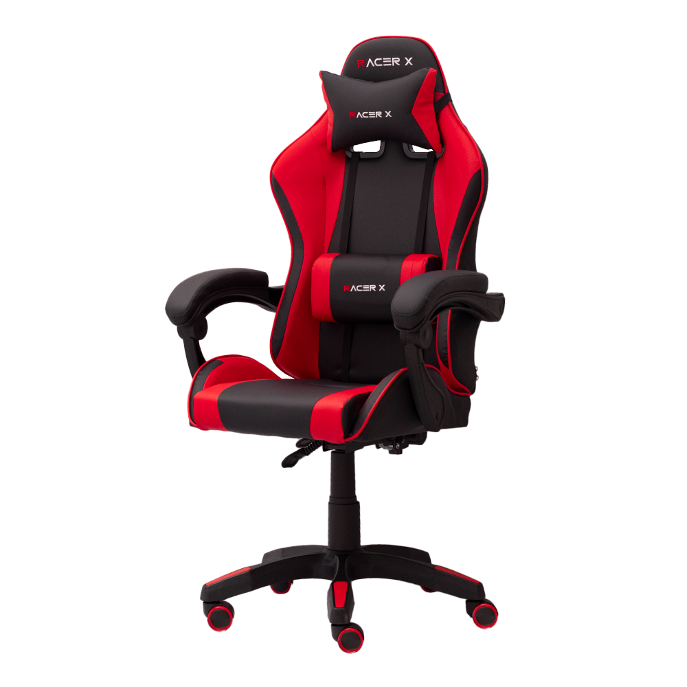 Cadeira Gamer Racer X Comfort de Escritório Ergonômica Giratória Vermelha - 10