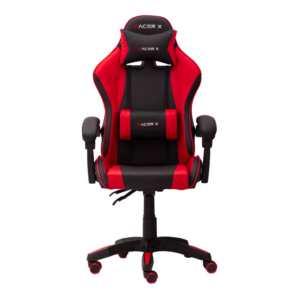 Cadeira Gamer Racer X Comfort de Escritório Ergonômica Giratória Vermelha - 1