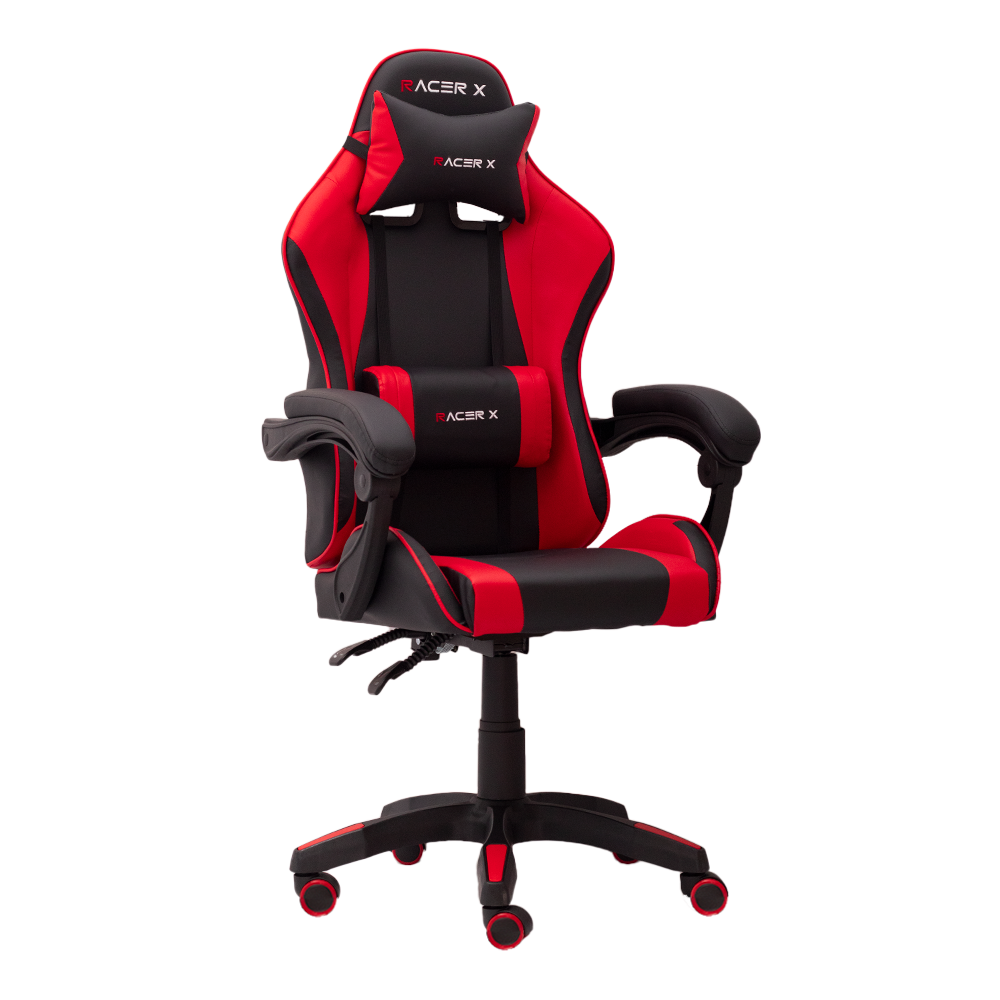 Cadeira Gamer Racer X Comfort de Escritório Ergonômica Giratória Vermelha - 8