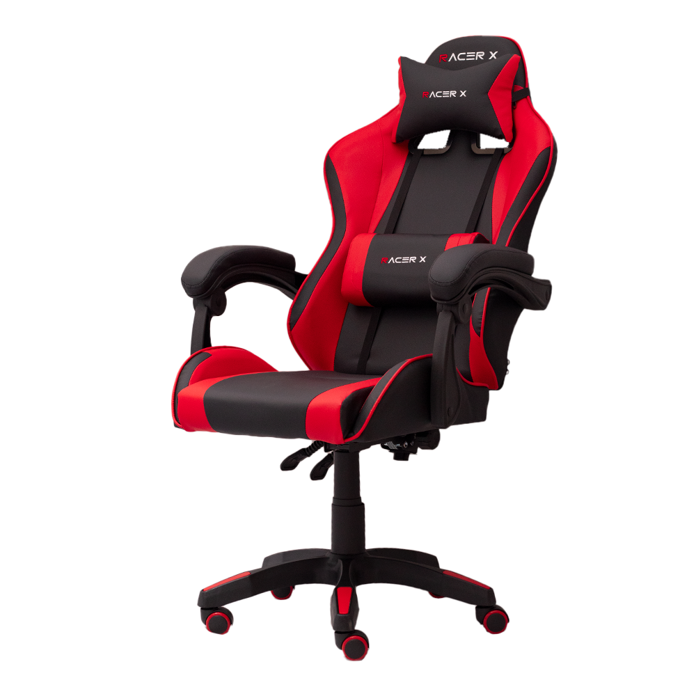 Cadeira Gamer Racer X Comfort de Escritório Ergonômica Giratória Vermelha - 2