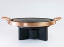 Ver imagem 2 de Fondue Pedra Sabão Chapa 22 Cm + Rechaud