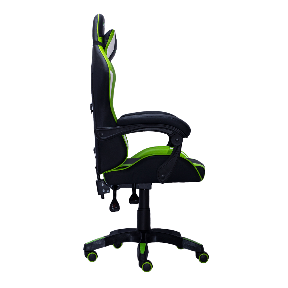 Cadeira Gamer Racer X Comfort de Escritório Ergonômica Giratória Verde - 9