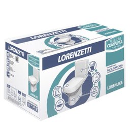 Kit Bacia Com Caixa Acoplada Lorenzetti Like 3/6L Completo 7720004 - 1