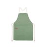 Avental Verde Cintura Algodao Cafeteria Bar Vegano 3un - 4