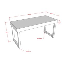 Trio De Mesas Expositoras Para Loja MDF Comac - Preto - 2