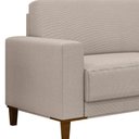 Ver imagem 5 de Sofá Chili 3 Lugares 220cm Off White em Linho para Sala Sallar Home