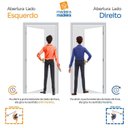 Ver imagem 6 de Folha de Porta de Madeira 210x72cm Cristal Primer Uniportas