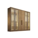 Ver imagem 2 de Guarda Roupa Casal Linea 6 Portas 4GAVS Cumaru N. Horizonte