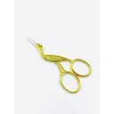 Ver imagem 1 de Tesoura Pássaro Dourado Bordar Profissional Dourada