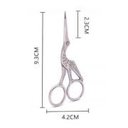 Ver imagem 4 de Tesoura Pássaro Dourado Patchwork Bordar Profisional