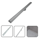 Ver imagem 3 de Ralo de Banheiro 5x90 Plástico Branco Cola Piso Porcelanato Coletor Cinza Sifonável