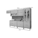 Ver imagem 2 de Kit Modulado Mgm 8 Peças Eloise C8p88 Cinamomo/titanium