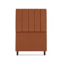 Ver imagem 4 de Cabeceira Cama Box Solteiro Queen Estofada Carla 100cm Suede:terracota