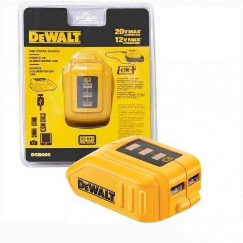 1 adaptador para bateria dewalt de 20v, puerto USB Entrada C (no