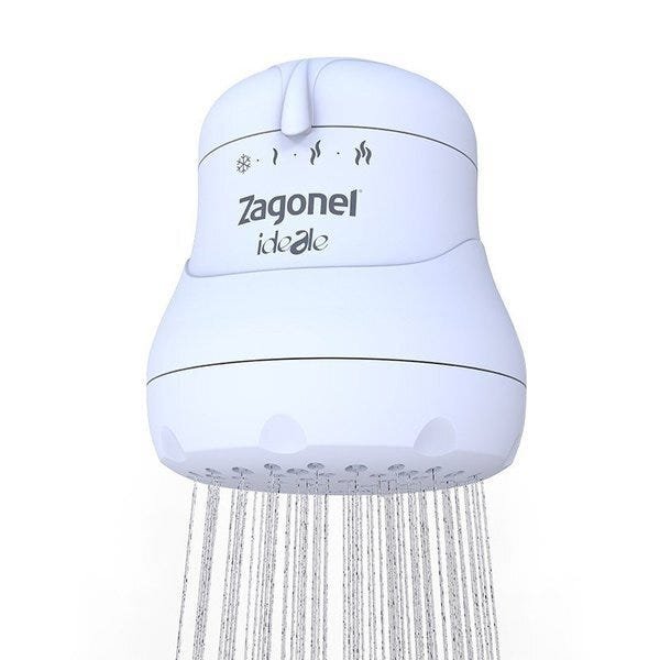Chuveiro Ducha Ideale Plus 4 Temp 5500w 127v Branco Zagonel - 1