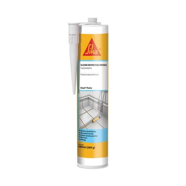 Sikasil 401 Silicone Neutro para Piscinas e Áreas Submersas