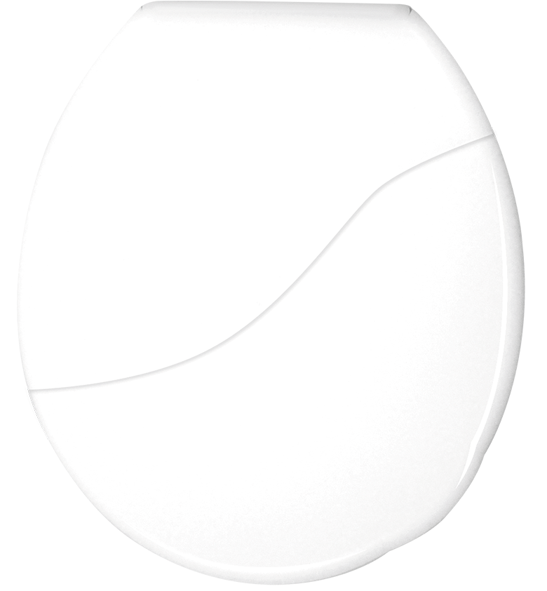 Assento Tampa para Vaso Sanitário Oval Almofadado Berllart Branco Durín - 1