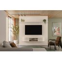 Ver imagem 1 de Painel+rack Suspenso New Bugatti para Tv até 75 Polegadas - Calacata e Off White - Madetec