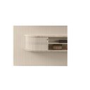 Ver imagem 3 de Painel+rack Suspenso New Bugatti para Tv até 75 Polegadas - Calacata e Off White - Madetec