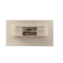 Ver imagem 6 de Painel+rack Suspenso New Bugatti para Tv até 75 Polegadas - Calacata e Off White - Madetec