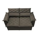Ver imagem 5 de Sofá Retrátil e Reclinável Cama Inbox Compact 1.50M Tecido Suede Velusoft Café