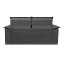 Ver imagem 6 de Sofá Retrátil e Reclinável Cama Inbox Compact 1.50M Tecido Suede Velusoft Cinza