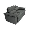 Ver mais imagens de Sofá Retrátil e Reclinável Cama Inbox Compact 1.50M Tecido Suede Velusoft Cinza