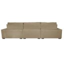 Ver imagem 6 de Sofá Austin 3.22M Retrátil e Reclinável com Molas No Assento e Almofadas. Tecido Suede Castor