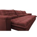 Ver imagem 4 de Sofá Retrátil e Reclinável 3.22M com Molas Ensacadas Cama Inbox Aconchego Tecido Suede Vermelho