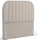 Ver imagem 1 de Cabeceira Cama Box Queen Estofada Orgânica 160cm Alice W01 Linho Bege - Lyam Decor