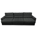 Ver imagem 5 de Sofá Retrátil e Reclinável com Molas Ensacadas Cama Inbox Master 3.22M Tecido Suede Cinza