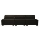 Ver imagem 6 de Sofá Retrátil e Reclinável com Molas Ensacadas Cama Inbox Master 3.22M Tecido Suede Café