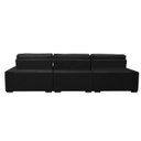 Ver imagem 6 de Sofá Retrátil e Reclinável com Molas Ensacadas Cama Inbox Master 3.22M Tecido Suede Preto