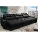 Ver imagem 1 de Sofá Retrátil e Reclinável com Molas Ensacadas Cama Inbox Master 3.22M Tecido Suede Preto