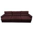 Ver imagem 5 de Sofá Retrátil e Reclinável com Molas Ensacadas Cama Inbox Master 3.22M Tecido Suede Vinho
