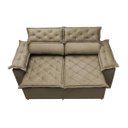 Ver imagem 5 de Sofá 3 Lugares Retrátil e Reclinável Cama Inbox Compact 1.80M Velusoft Castor