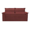 Ver imagem 6 de Sofá 3 Lugares Retrátil e Reclinável Cama Inbox Compact 1.80M Velusoft Vermelho
