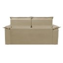 Ver imagem 6 de Sofá 3 Lugares Retrátil e Reclinável Cama Inbox Compact 1.80M Velusoft Bege